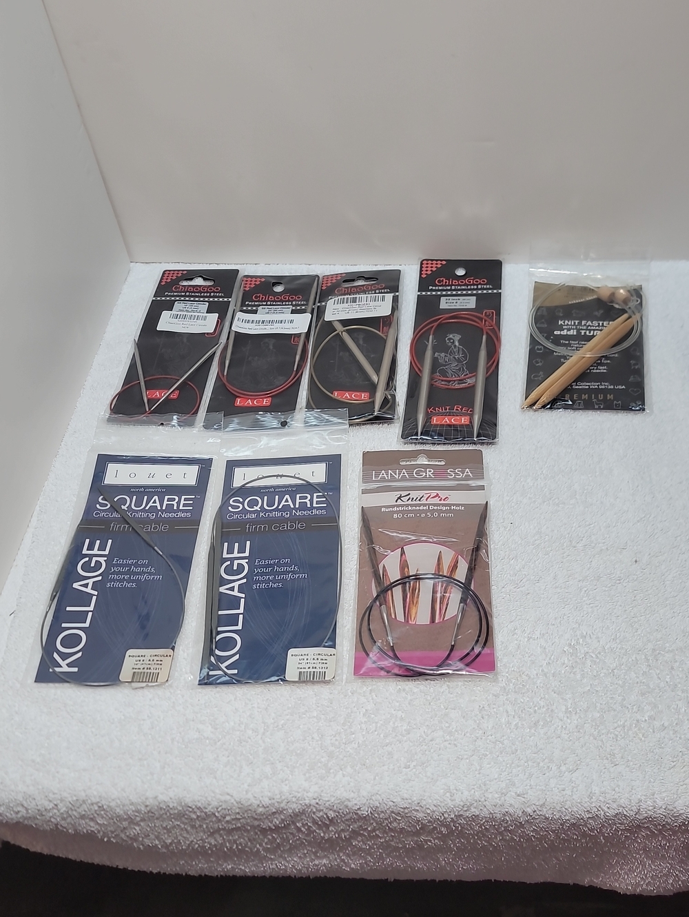 Assorted Circular Knitting Needle Cables - NWT - 8 PCS